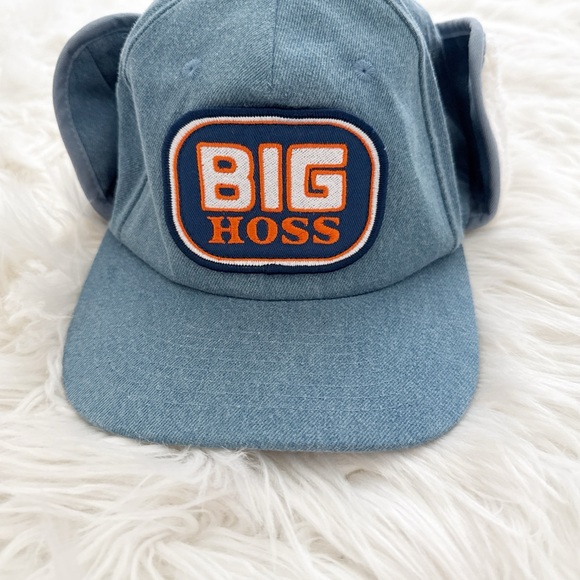 Big Hoss Denim Cap with Ear Flaps - Picture 1 of 4